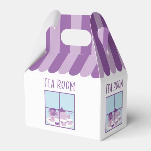 Theekamer Feest Favor Doos Bedankdoosjes (Achterkant)