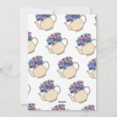 Theekan Bestie Galentines Valentijnsdag Feestdagenkaart (Achterkant)