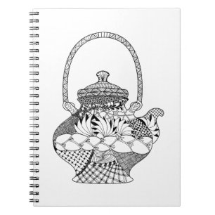 Theekan Doodle Notitieboek