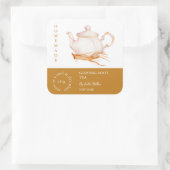 Theekan Ginseng Wortel Thee Label (Tas)