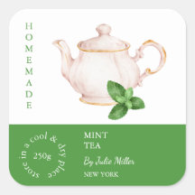 Theekan Mint Thee Label