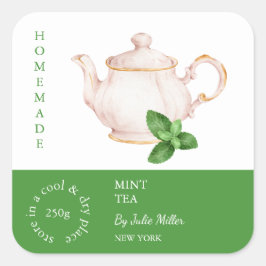 Theekan Mint Thee Label