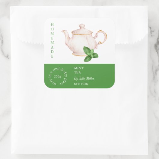 Theekan Mint Thee Label (Tas)