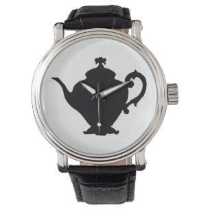 Theekan Silhouet Horloge