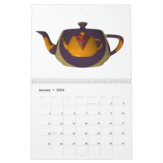 Theekanisters Kalender (Jan 2026)