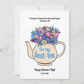 Theekanthesia Galentines Valentijnsdag Feestdagenkaart (Voorkant)