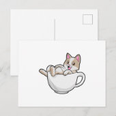 Theekatje Briefkaart (Voorkant / Achterkant)