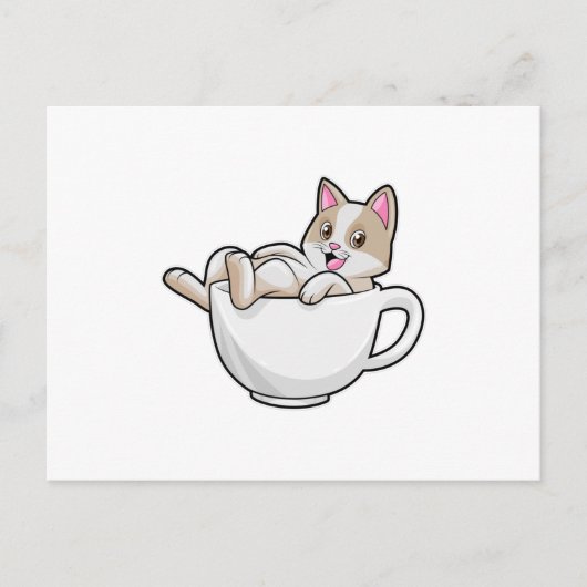Theekatje Briefkaart (Voorkant)