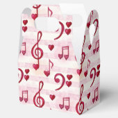 theekepatroon voor muziekopnames bedankdoosjes (Geopend)