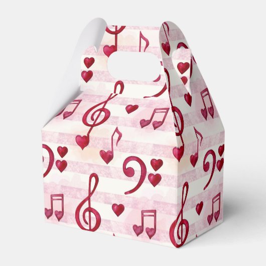 theekepatroon voor muziekopnames bedankdoosjes (Voorkant Zijde)