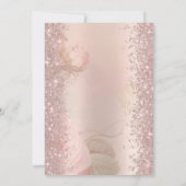 Theeketel Bloemen Glitters Glans Kaart (Achterkant)