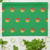 Theeketel Keuken Groen Theedoek (Gevouwen)