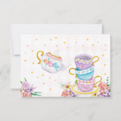 Theekinderverjaardag Bedankkaart (Achterkant)