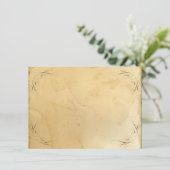 Theekleurige vintage bruiloft 1 - Tafel nummers na Kaart (Staand voorkant)