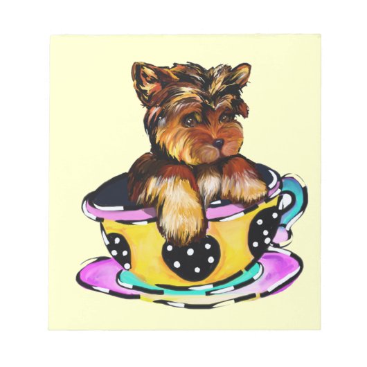THEEKOM YORKIE POO NOTITIEBLOK (Voorkant)