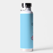 Theekop Kat Persoonlijk Waterfles (Rechts)