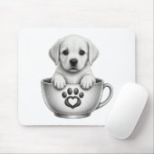 Theekop Labrador Retriever Puppy Muismat (Met muis)