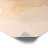 Theekop met rozen poster (Hoek)