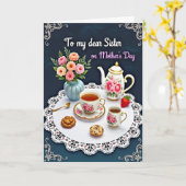 Theekop Moederdag Zus Kaart (Gele Bloem)