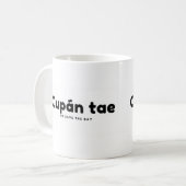 Theekop om de dag te redden koffiemok (Voorkant links)