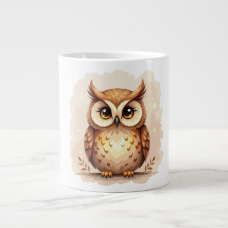 Theekop Uil Tekentril 🦉 – Grote Expressieve Ogen Koffiekop