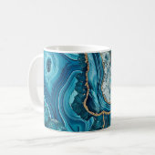 Theekop van Teal Agate Koffiemok (Voorkant links)
