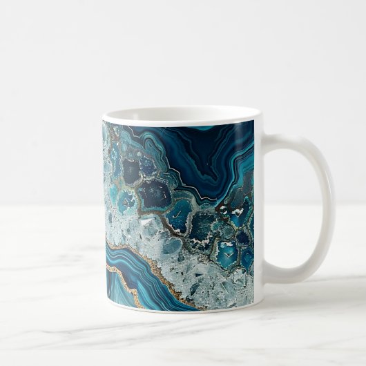 Theekop van Teal Agate Koffiemok (Rechts)