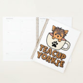 Theekop Yorkie pup Planner (Display)