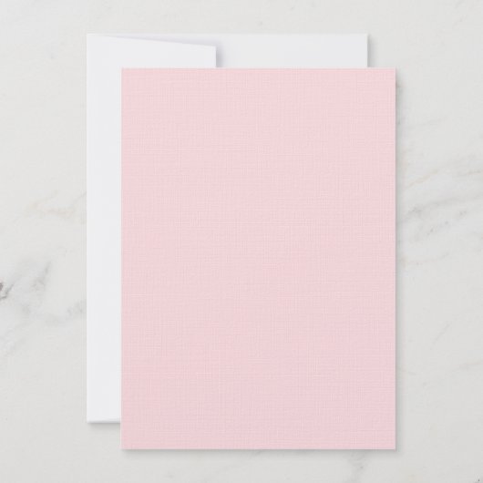  theekopje BABY SHOWER Elegant Roze Kaart (Achterkant)