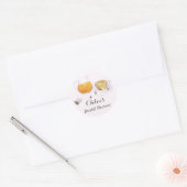 Theekopje Bruidsbruiloft Thee Feestje Sticker (Envelop)