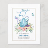 Theekopje Bruiloft Feest Theetijd Afternoon Tea Ui Flyer (Voorkant)