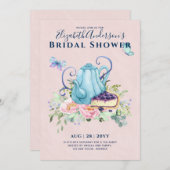 Theekopje Bruiloft Feest Theetijd Afternoon Tea Ui Kaart (Voorkant / Achterkant)