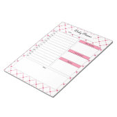 Theekopje-cute _ Dagelijkse planner Notitieblok (Schuin)