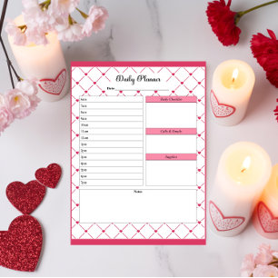 Theekopje-cute _ Dagelijkse planner Notitieblok