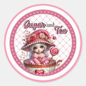 Theekopje Cutie Sticker (Voorkant)