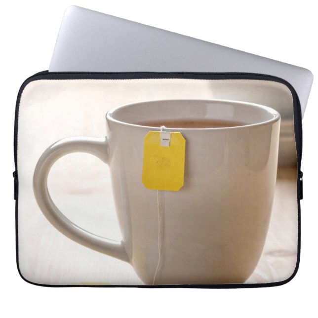 Theekopje Laptop Sleeve (Voorkant)