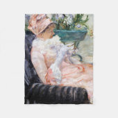 Theekopje, Mary Cassatt Fleece Deken (Voorkant)