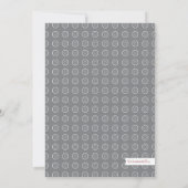 Theekopje met zoete roze bloemen voor bruidsmeisje kaart (Achterkant)