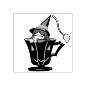 theekopje rubberstempel (Afrduk)