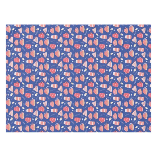  theekopje theepotpatroon tafelkleed (Voorkant (Horizontaal))