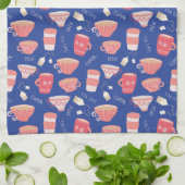 theekopje theepotpatroon theedoek (Gevouwen)