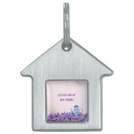 Theekopje voor twee tweeling geframde huisdierenta huisdieren naamplaatje