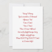 Theekopje Whimsy | Tea Party Fun Kaart (Achterkant)
