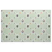 theekopjes en polka dots stof (Fat Quarter)