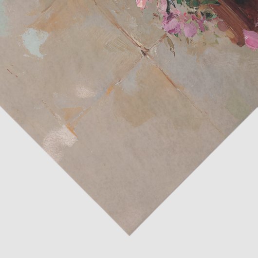 Theekopjes Theepot Set Keuken Decoupage Tissuepapier (Detail)