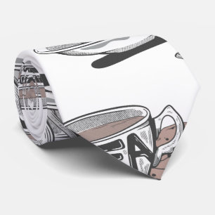 theekoppen PATTERN MET SPOON ALL TRANS Stropdas