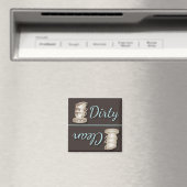 Theekoppen Vuile of Schone Koelkast Magneten (Insitu (Vaatwasser))