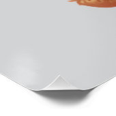 Theekoppoedel met hoed perfect poster (Hoek)