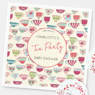 Theekrans Baby Shower Vintage Theekrans Servet