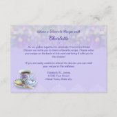 Theekrans bruidslavendelrecept uit het verleden informatiekaartje (Voorkant)